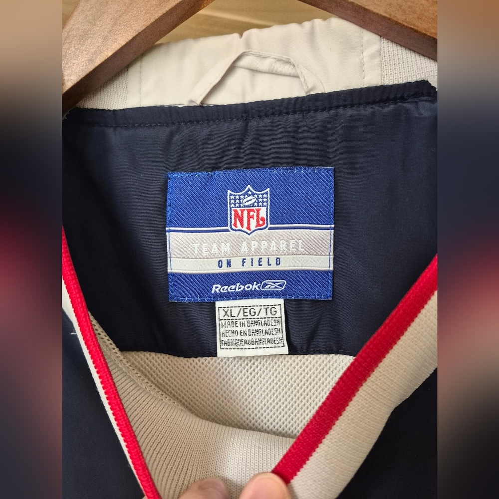 Patriots Reebok Unisex NFL Team Apparel Jacket Size XL - Picture 3 of 6